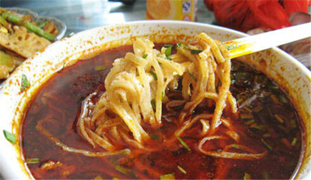 彬县御面  彬县地方风味特色面食 御面,又称玉面,淤